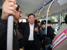 홍남표 창원특례시장, 원이대로 S-BRT 임시개통 현장 직접 챙겨 기사 이미지
