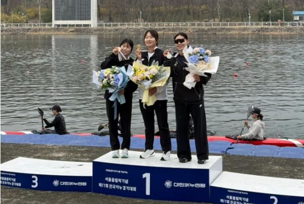 옹진군청 카누선수단, 전국대회서 우수한 성적으로 저력 과시