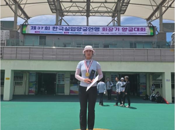 순천시청 양궁팀 유시현 선수, 한국실업연맹 회장기 대회 개인전 2관왕 달성!