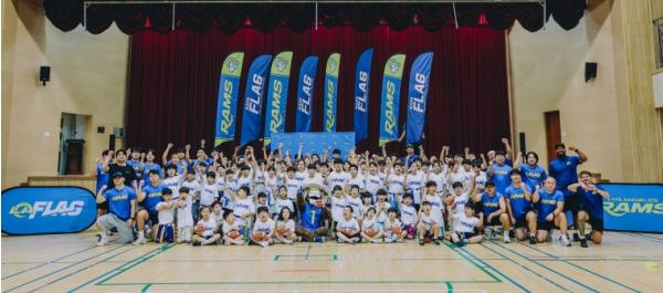 LA 램스, 대한미식축구협회와 서울·군위에서 유소년 플래그풋볼 클리닉 성료