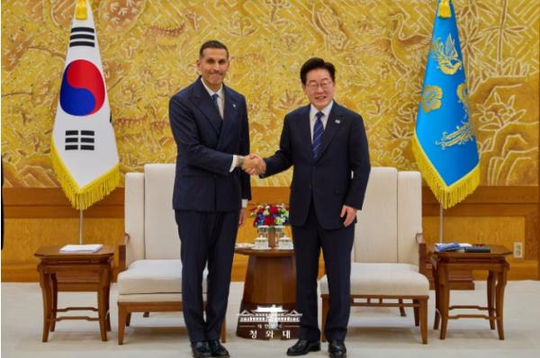 이재명 대통령, 칼둔 UAE 행정청장 접견  기사 이미지