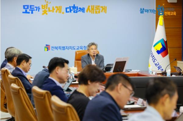 천호성 교육감 “전북유학 과감하게 추진”주문 기사 이미지