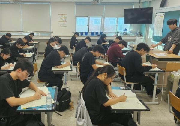 충북교육청, 10월 전국연합학력평가에 충북 고등학생 3만 1,474명 응시해